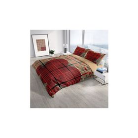 Monohome Square Heart 3D Renkli Çift Kişilik 200x220 cm Nevresim Takımı