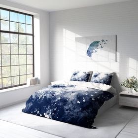 Monohome Stain 3D Pamuk Saten Çift Kişilik 200x220 cm Nevresim Takımı