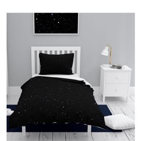 Monohome Starly Night 3D Pamuk Saten Tek Kişilik 160x220 cm Nevresim Takımı