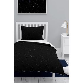 Monohome Starly Night 3D Pamuk Saten Tek Kişilik 160x220 cm Nevresim Takımı