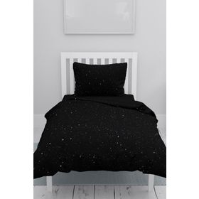 Monohome Starly Night 3D Pamuk Saten Tek Kişilik 160x220 cm Nevresim Takımı