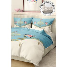 Monohome Stylish Premium Luxury 3D Pamuk Saten Soft Çift Kişilik Nevresim Takımı