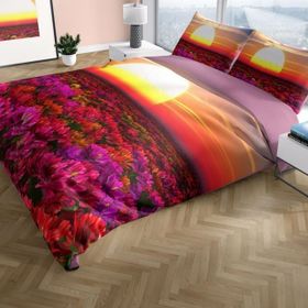 Monohome Sunset 3D Dijital Baskılı Çift Kişilik Nevresim Takımı