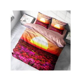 Monohome Sunset 3D Dijital Baskılı Çift Kişilik Nevresim Takımı