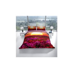 Monohome Sunset 3D Pamuk Saten Çift Kişilik 200x220 cm Nevresim Takımı