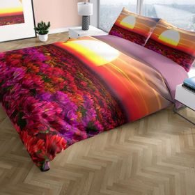 Monohome Sunset 3D Renkli Çift Kişilik 200x220 cm Nevresim Takımı