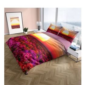 Monohome Sunset 3D Renkli Çift Kişilik 200x220 cm Nevresim Takımı