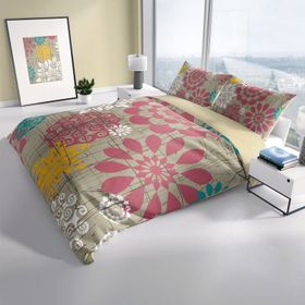 Monohome Tense 3D Pamuk Saten Çift Kişilik 200x220 cm Nevresim Takımı