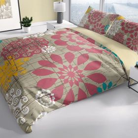 Monohome Tense 3D Pamuk Saten Çift Kişilik 200x220 cm Nevresim Takımı