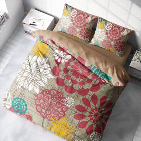 Monohome Tense 3D Pamuk Saten Çift Kişilik 200x220 cm Nevresim Takımı
