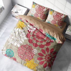 Monohome Tense 3D Pamuk Saten Çift Kişilik 200x220 cm Nevresim Takımı