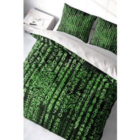 Monohome The Coder 3D Pamuk Saten Çift Kişilik 200x220 cm Nevresim Takımı
