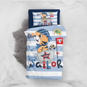Monohome Tige Sailor 3d Pamuk Saten Bebek Nevresim Takımı