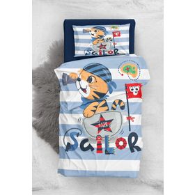 Monohome Tige Sailor 3d Pamuk Saten Bebek Nevresim Takımı