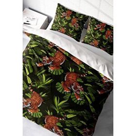 Monohome Tigers Naturel Renkli Çift Kişilik 200x220 cm Nevresim Takımı
