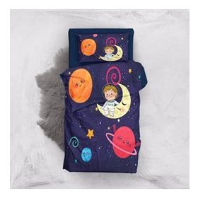 Monohome Uzay 3D Pamuk Saten Bebek Nevresim Takımı