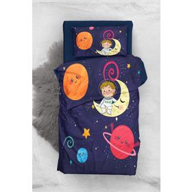 Monohome Uzay 3D Pamuk Saten Bebek Nevresim Takımı