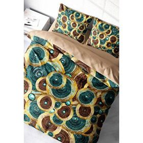 Monohome Vintage Design 3D Pamuk Saten Çift Kişilik Nevresim Takımı