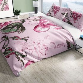 Monohome Waterful 3D Pamuk Saten Çift Kişilik 200x220 cm Nevresim Takımı