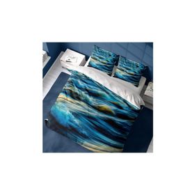 Monohome Wavy Sea 3D Pamuk Saten Çift Kişilik 200x220 cm Nevresim Takımı