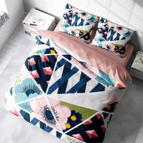 Monohome Whatever 3D Pamuk Saten Renkli Çift Kişilik 200x220 cm Nevresim Takımı