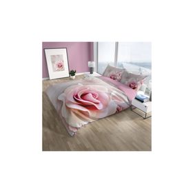 Monohome Wild Rose 3D Pamuk Saten Çift Kişilik 200x220 cm Nevresim Takımı