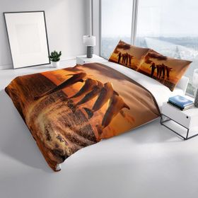 Monohome Wolfie 3D Renkli Çift Kişilik 200x220 cm Nevresim Takımı
