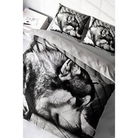 Monohome Wolfie 3D Renkli Çift Kişilik 200x220 cm Nevresim Takımı