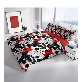 Monohome Woman Patern 3D Pamuk Saten Çift Kişilik 200x220 cm Nevresim Takımı