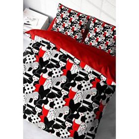 Monohome Woman Patern 3D Pamuk Saten Çift Kişilik 200x220 cm Nevresim Takımı