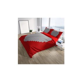 Monohome Woven Heart 3D Pamuk Saten Çift Kişilik 200x220 cm Nevresim Takımı