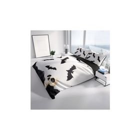 Monohome Yarasa 3D Pamuk Saten Çift Kişilik 200x220 cm Nevresim Takımı