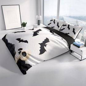 Monohome Yarasa 3D Renkli Çift Kişilik 200x220 cm Nevresim Takımı