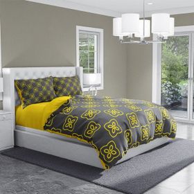 Monohome Yellow Mosaic Modern Renkli Çift Kişilik 200x220 cm Nevresim Takımı