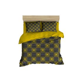 Monohome Yellow Mosaic Modern Renkli Çift Kişilik 200x220 cm Nevresim Takımı