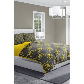 Monohome Yellow Mosaic Modern Renkli Çift Kişilik 200x220 cm Nevresim Takımı
