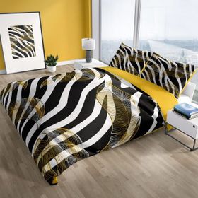 Monohome Zebra Feather 3D Renkli Çift Kişilik 200x220 cm Nevresim Takımı
