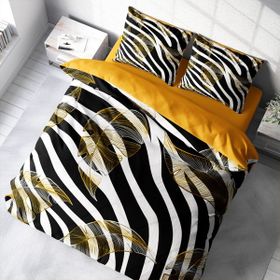 Monohome Zebra Feather 3D Renkli Çift Kişilik 200x220 cm Nevresim Takımı