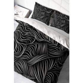 Monohome Zebra Stripes Modern Renkli Çift Kişilik 200x220 cm Nevresim Takımı