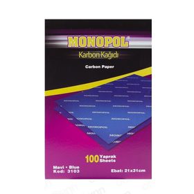 Monopol 3102 100'lü Siyah Karbon Kağıdı