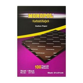 Monopol 3102 100'lü Siyah Karbon Kağıdı