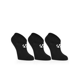 Monsieur 181900-BLK Chaussette No Show Black Socks Siyah 3'lü Unisex Çorap