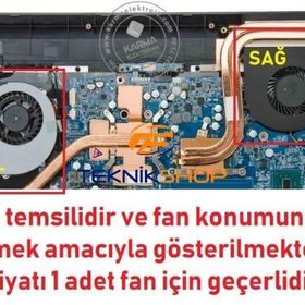 Monster Abra A5 V12.1.3, A5 V12.1.4 Sağ Fan