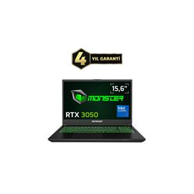 Monster Abra A5 V21.9.1 Core 7 240H 16GB RAM 1TB SSD RTX 3050 Windows 11 Home 15.6 inç Gaming Laptop