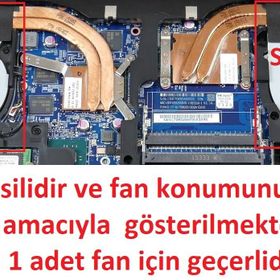 Monster Abra A7 V6-1-2 Uyumlu Notebook Fan