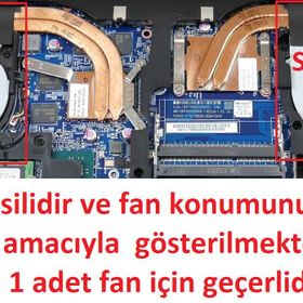 Monster Abra A7 V6-1 Uyumlu Notebook Fan