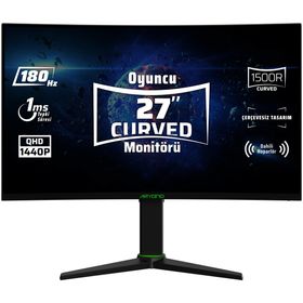 Monster Aryond A27 V2 27 İnç 180Hz 1ms Curved Oyuncu Monitörü
