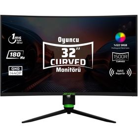 Monster Aryond A32 V2 32 inç 180Hz 1ms 2K Curved Oyuncu Monitörü