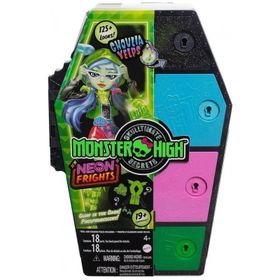 Monster High HNF81 Gizemli Arkadaşlar S3 Neon Frights Ghoulia Oyun Seti
