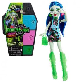 Monster High HNF81 Gizemli Arkadaşlar S3 Neon Frights Ghoulia Oyun Seti